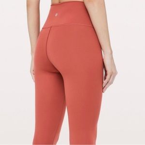 Coral/Orange Lululemon 25” size 2 leggings